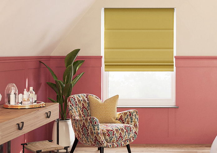 Lyra, Mustard - Roman Blind - Image 3